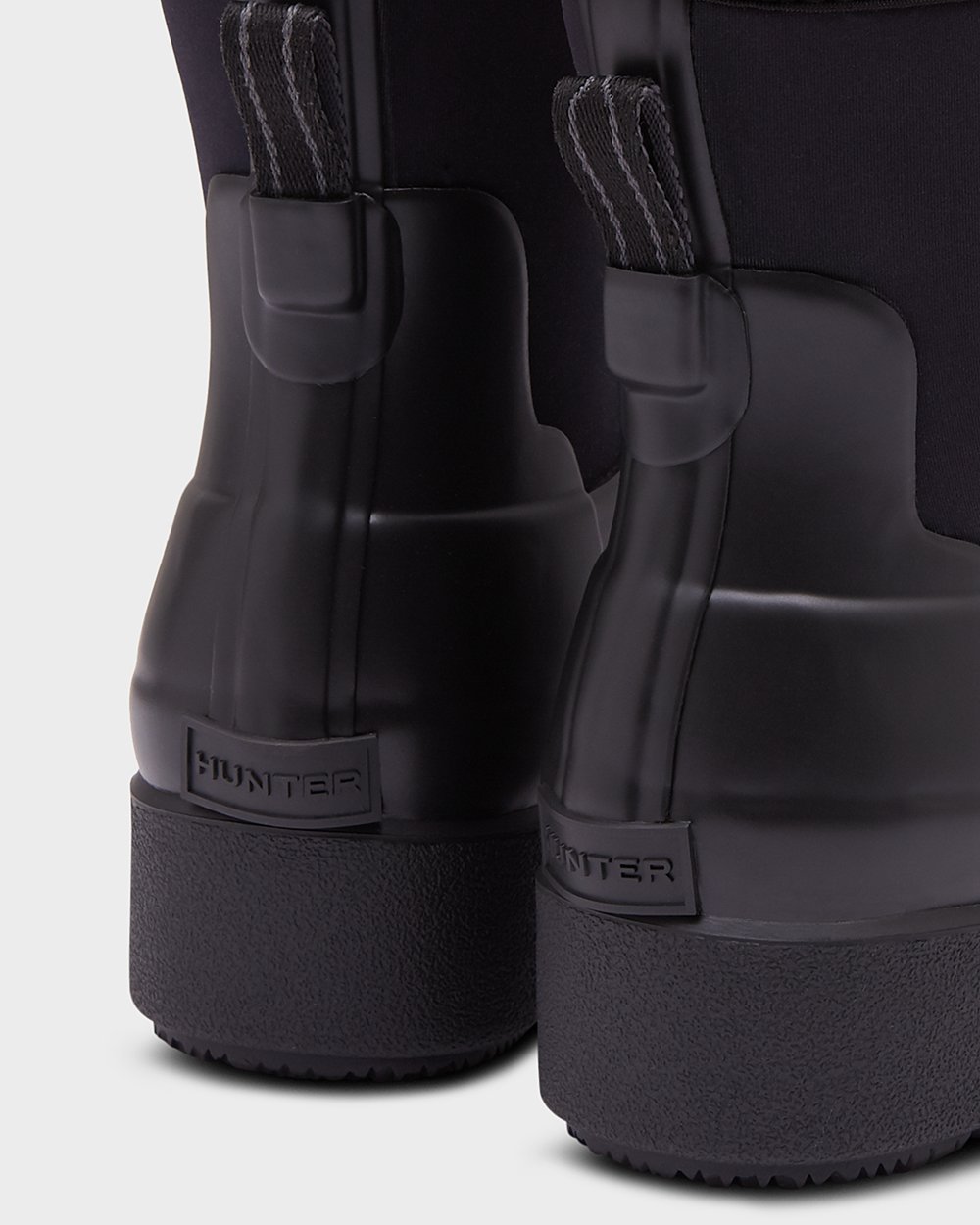 Botas Creeper Hunter Feminina Pretas - Refined Slim Fit Neoprene Chelsea - 80MGUJDBI
